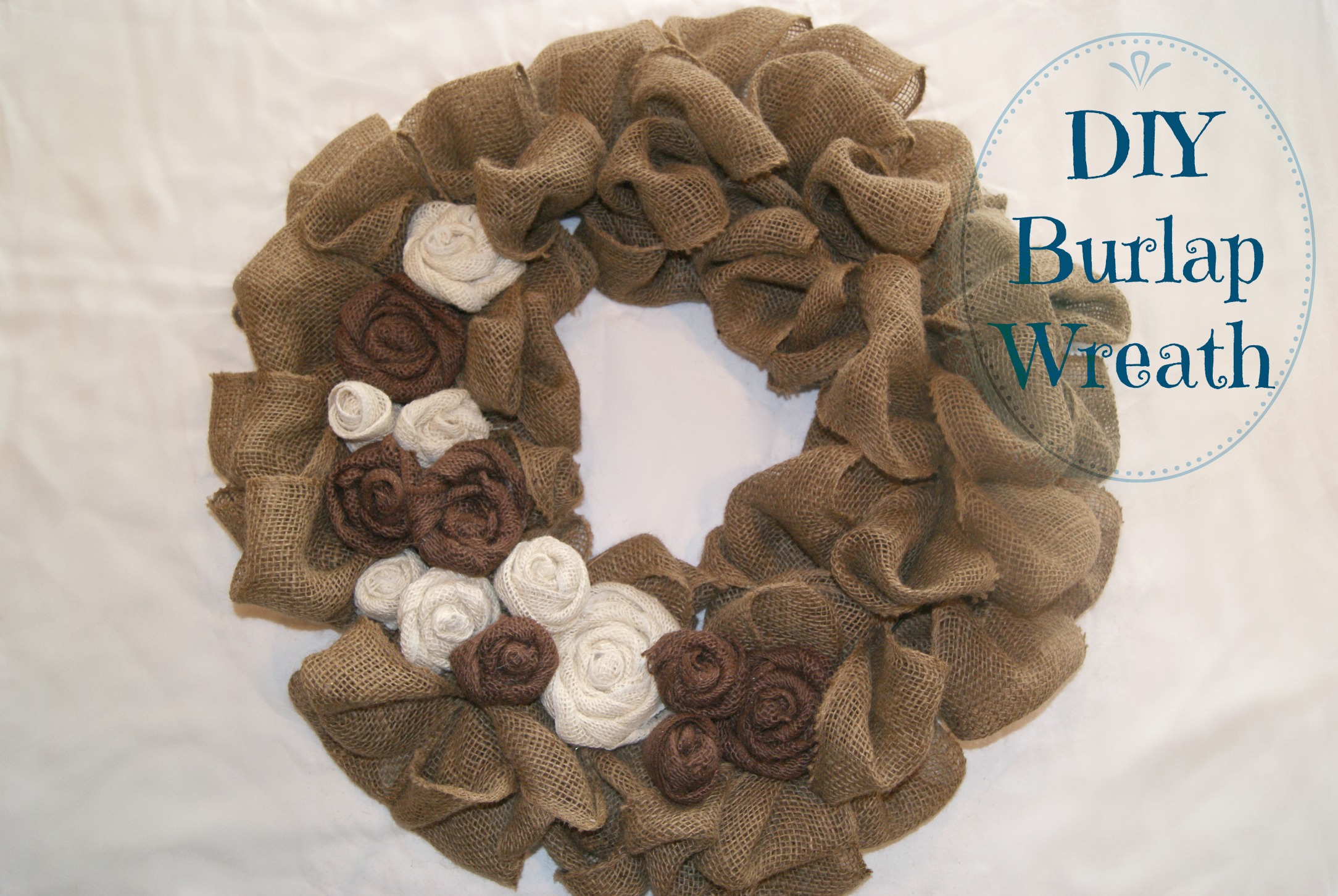 Burlap Wreath Tutorial - Canary Street Crafts