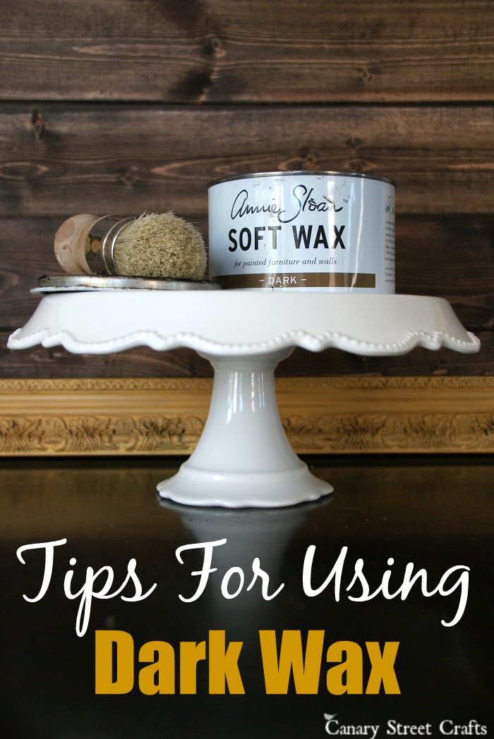 Tips for using Annie Sloan dark wax http://canarystreetcrafts.com/