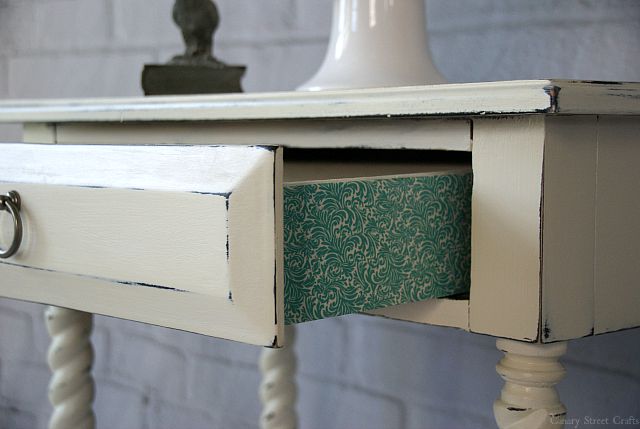 Adding Detail To Furniture With Washi Tape Canary Street Crafts,Dining Table Lighting High Ceiling